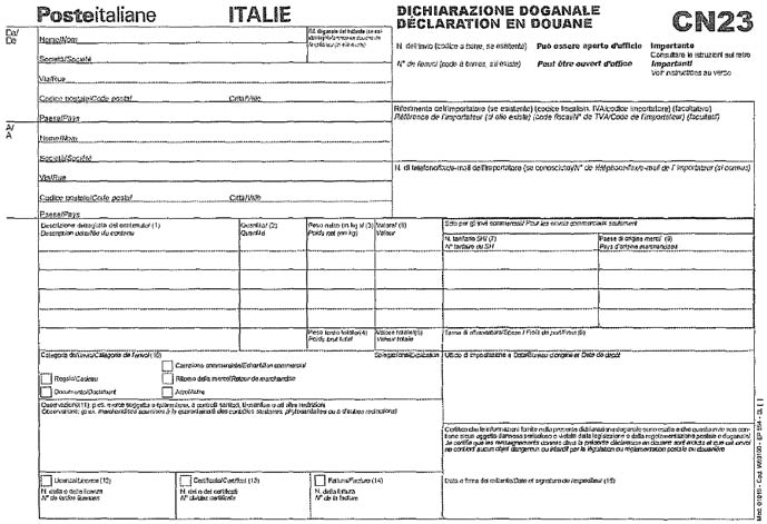 Ems posta, tracciatura quick pack europe e dichiarazioni doganali ... Poste italiane controllo permesso di soggiorno