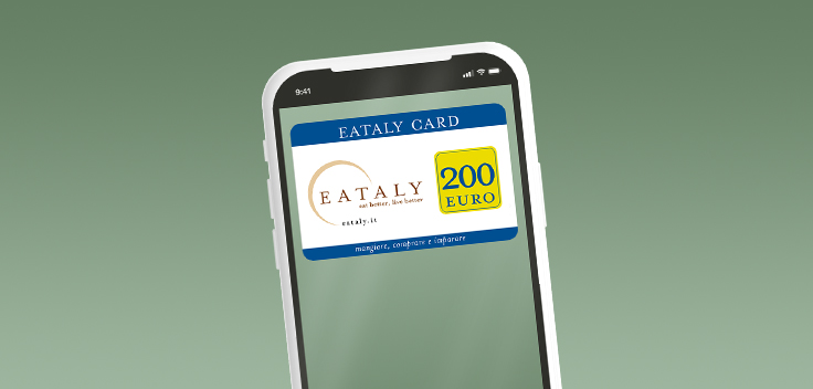 Con il Libretto Smart puoi vincere una carta regalo Eataly da 200 euro