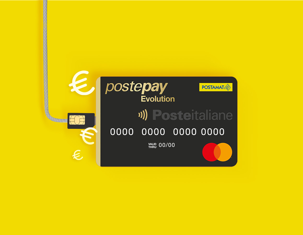 carta di credito nera su sfondo giallo