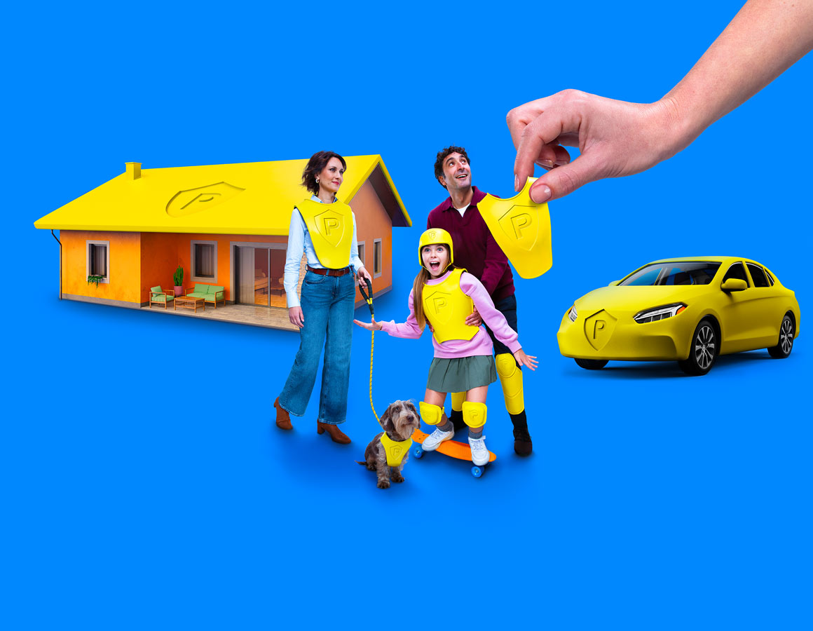 Una famiglia con casa e auto riceve una protezione aggiuntiva