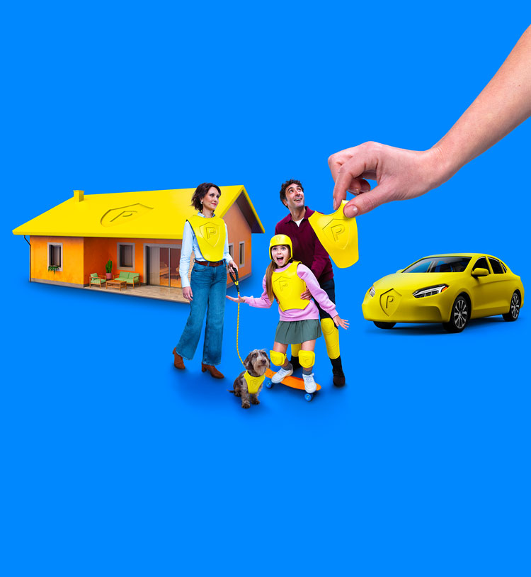 Una famiglia con casa e auto riceve una protezione aggiuntiva